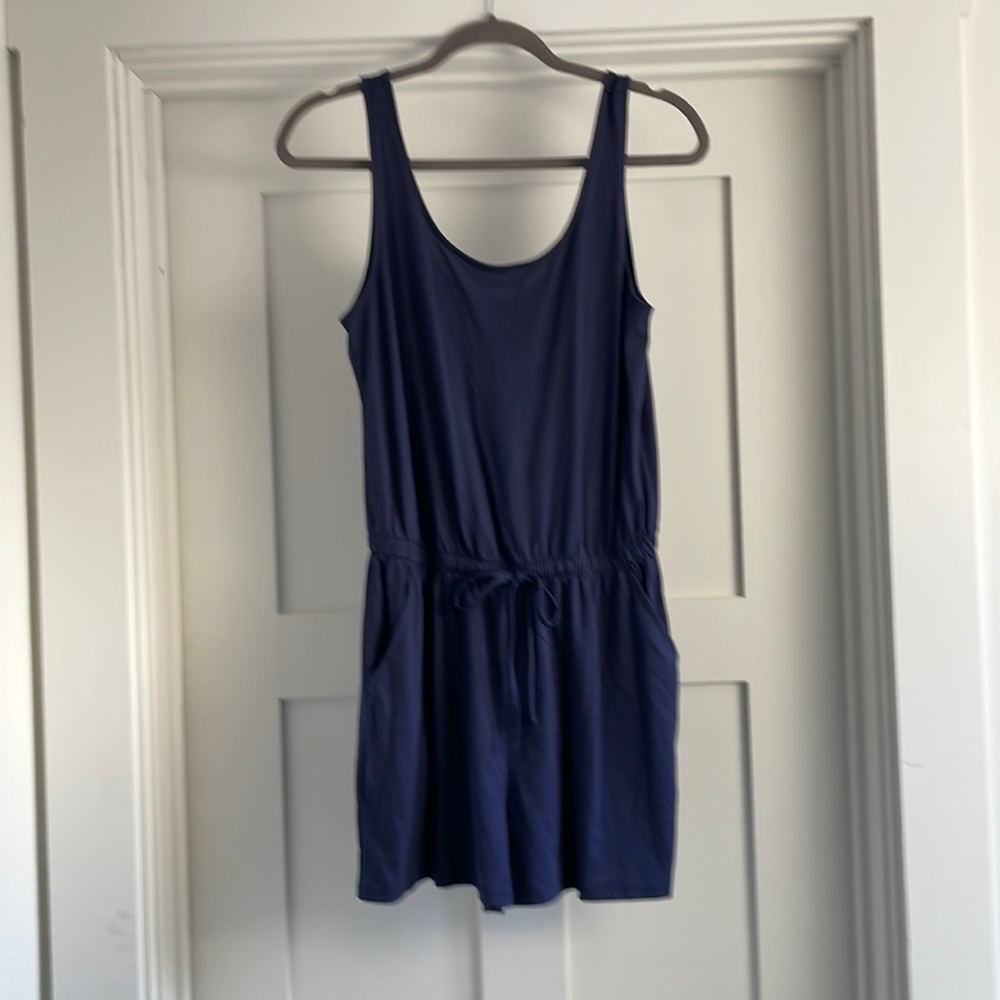 Navy Market & Spruce Lounge Romper -Size S